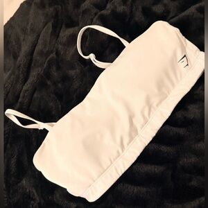 Gymshark White Bandeau Bra size L